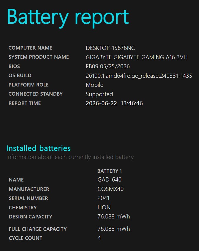 Gigabyte Gaming A16 3VHK – RTX 5060, 32GB DDR5, 2TB SSD