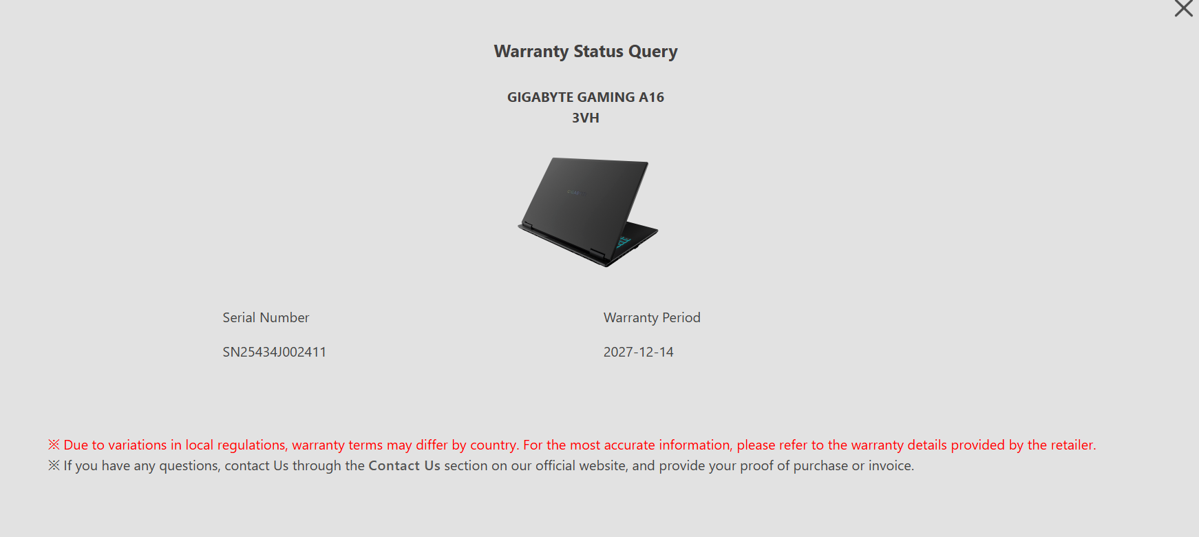 Gigabyte Gaming A16 3VHK – RTX 5060, 32GB DDR5, 2TB SSD