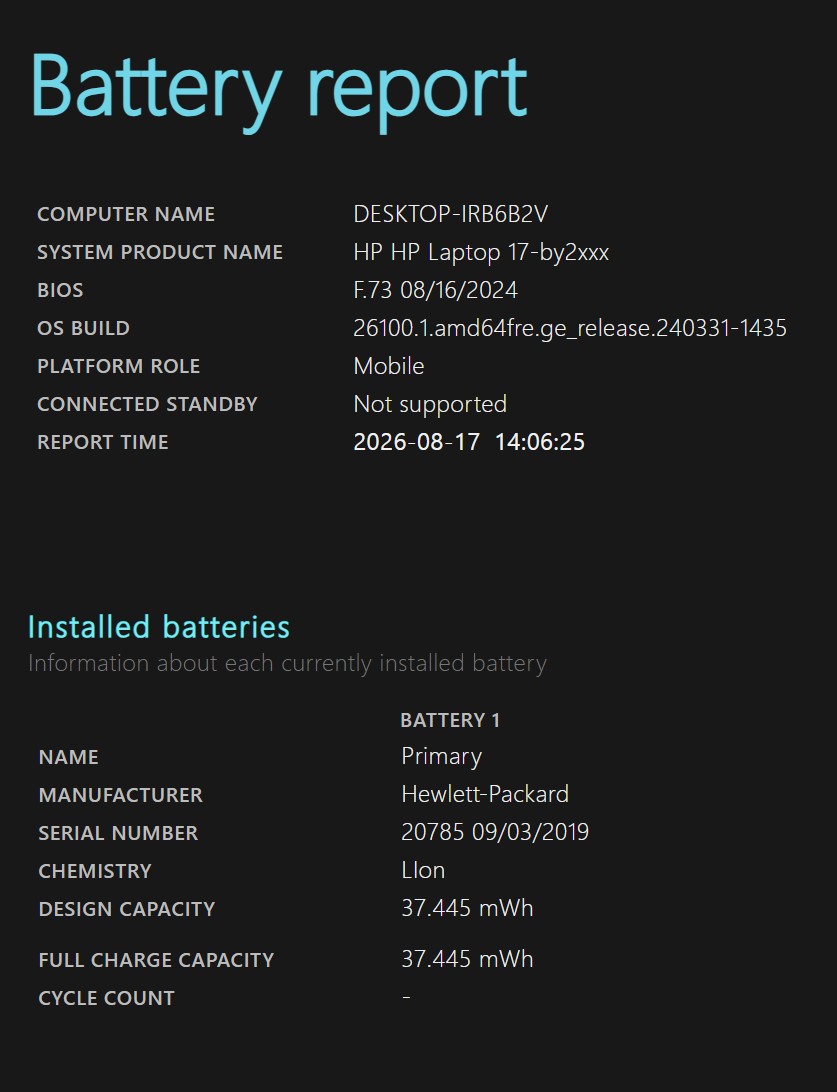 HP 17-by2631ng i5-10210U 16GB 256GB SSD Radeon R7 M440 FHD IPS