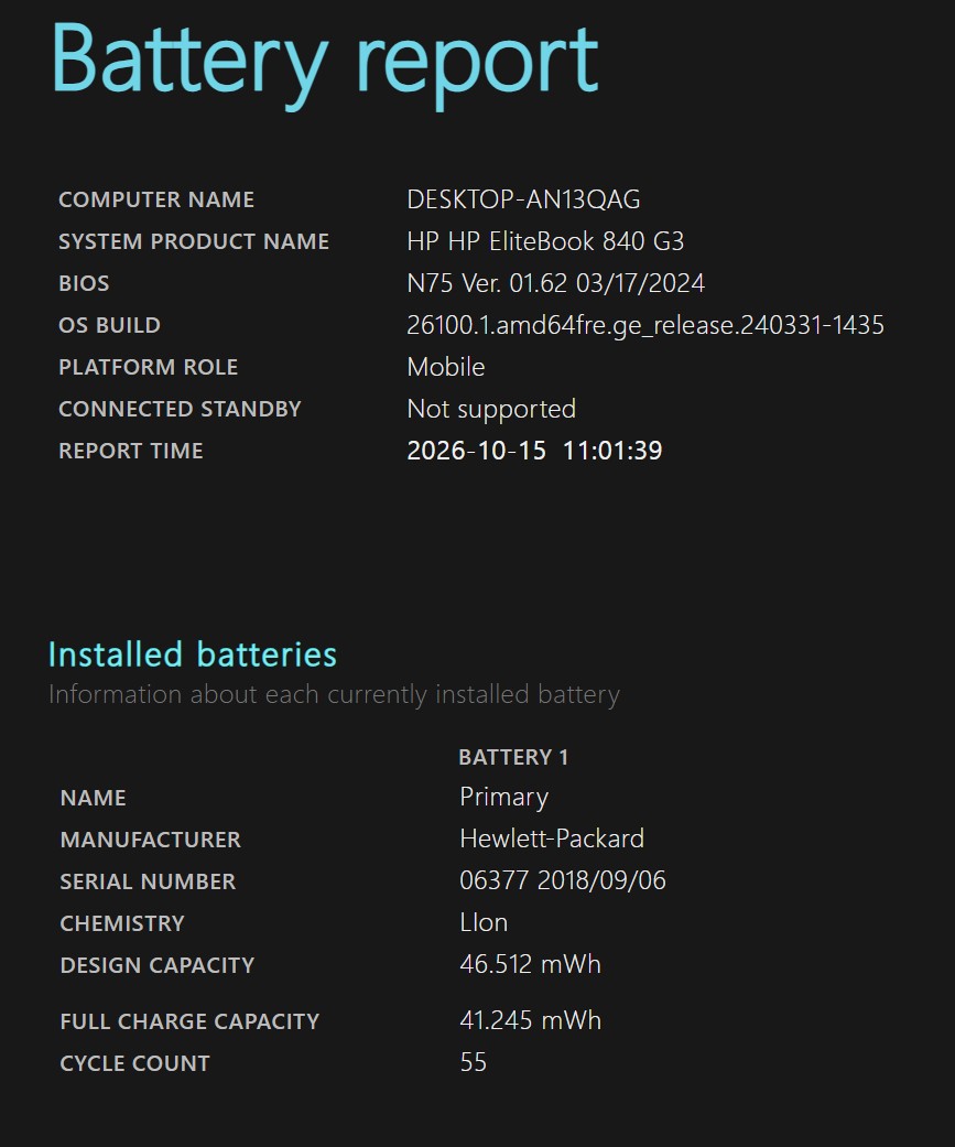 HP EliteBook 840 G3 – i5-6600U, 8GB RAM, 256GB NVMe SSD