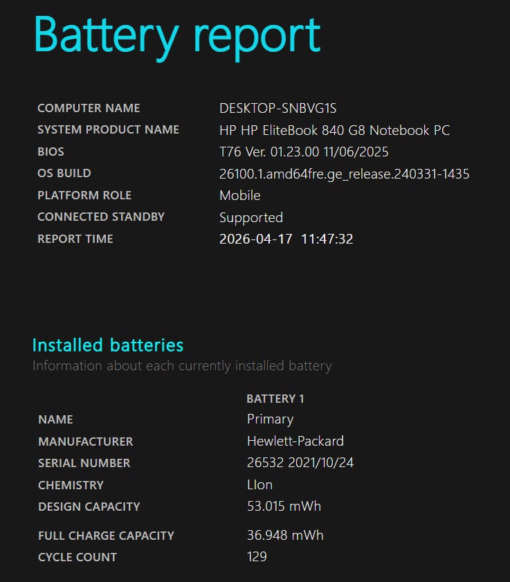 👉 HP EliteBook 840 G8 i5-1145G7 / 16GB RAM / 256GB SSD