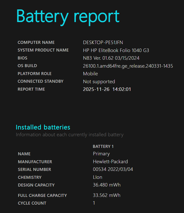 HP EliteBook Folio 1040 G3