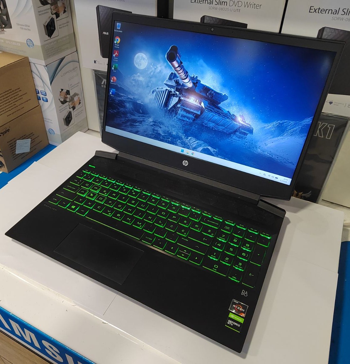 HP Pavilion 15-ec0006nm Gaming Laptop – Ryzen 5 / 16GB / GTX 1660 Ti