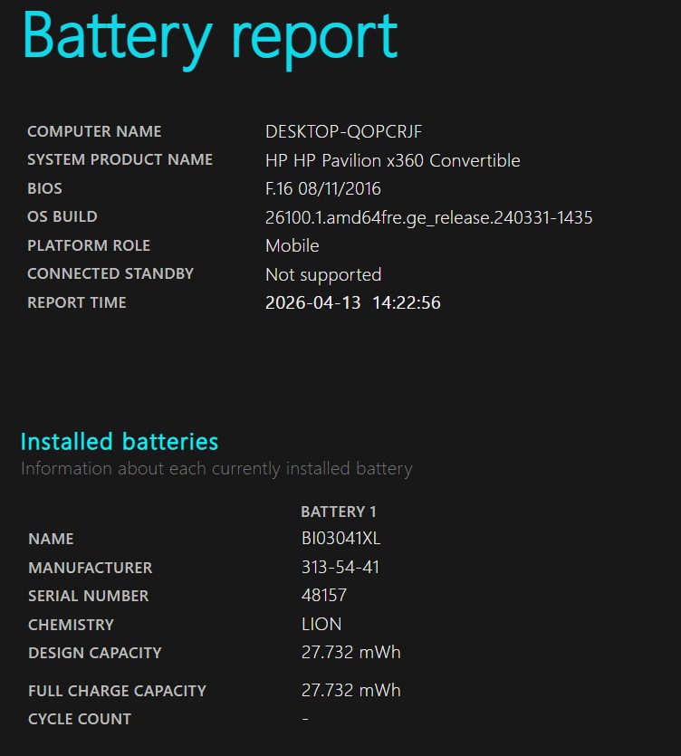 👉 HP Pavilion X360 13-U167nz 13.3” Touch i7 / 8GB / 256GB SSD / Win11