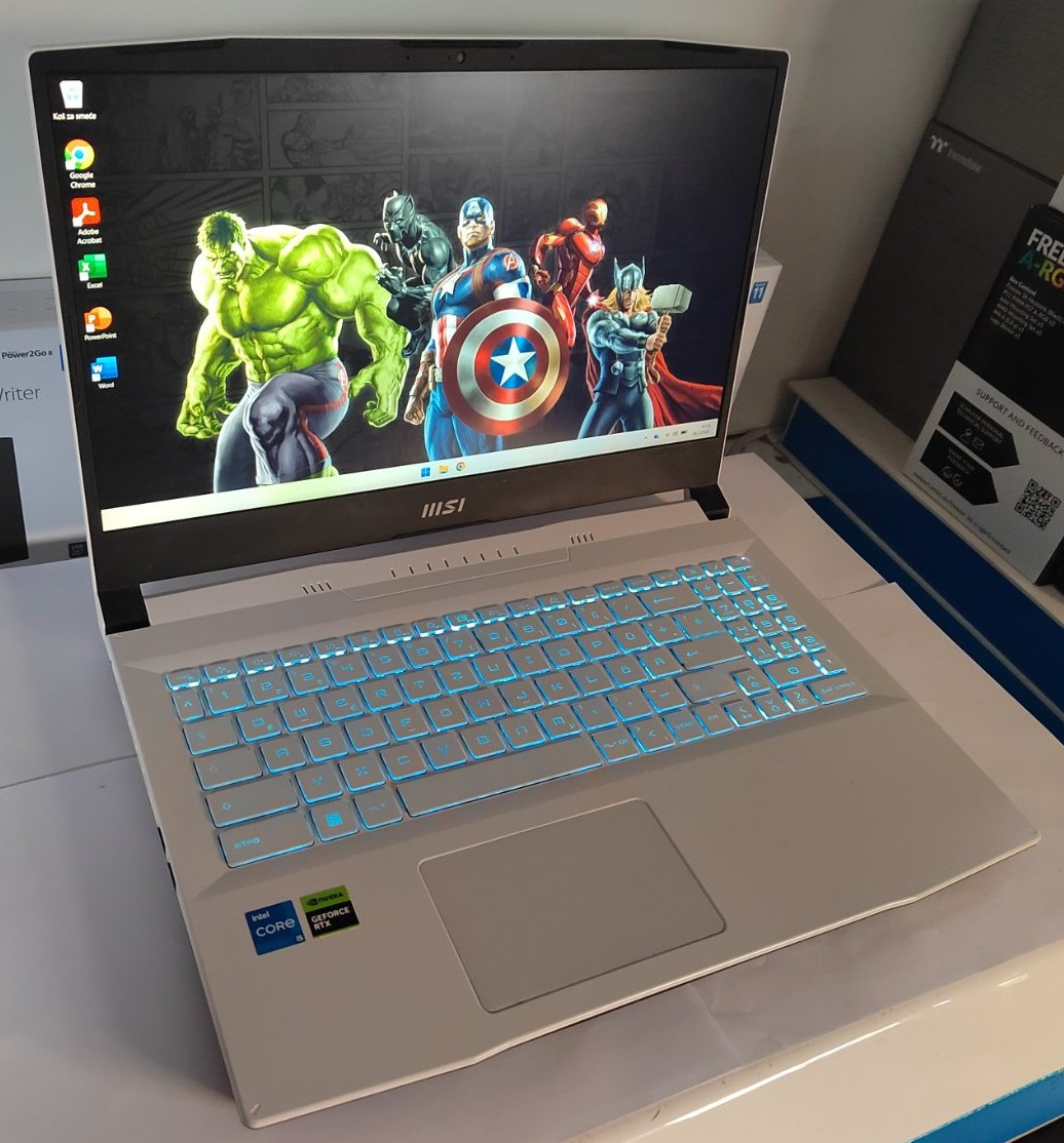 MSI Sword 15 A12VE – i5-12450H, 64GB RAM, RTX 4050, 144Hz