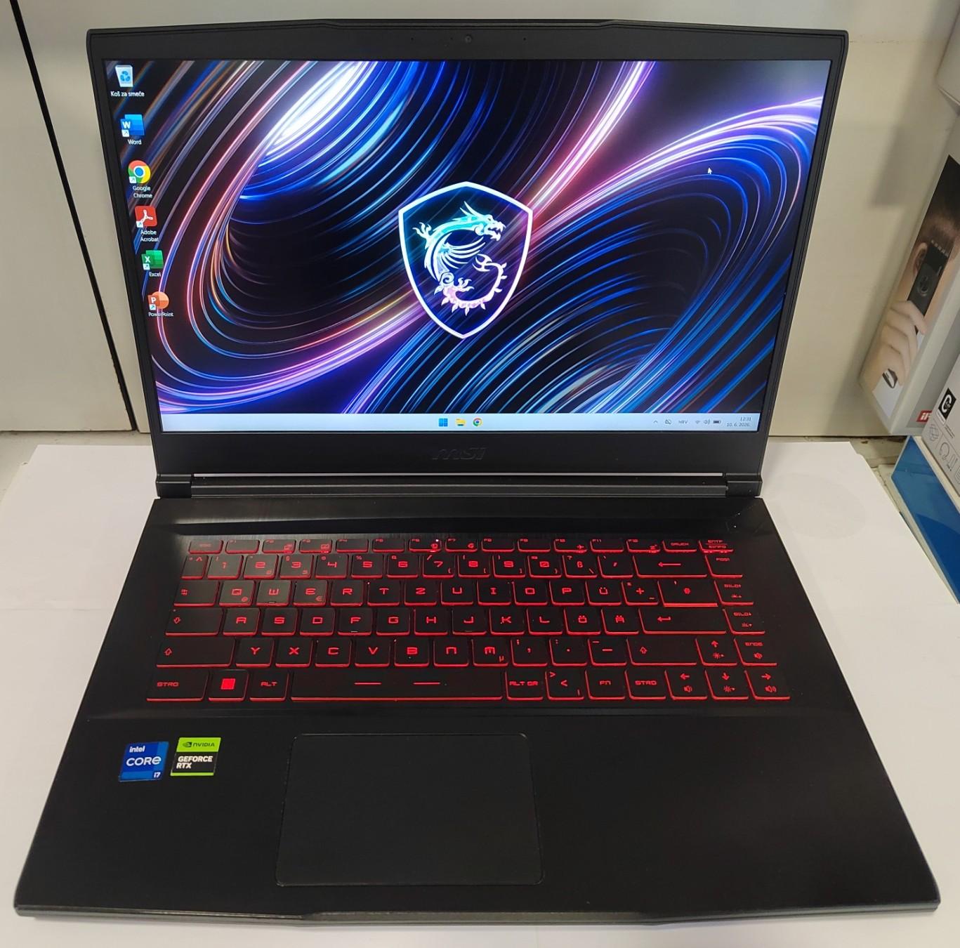 MSI Thin GF63 12VF Gaming Laptop – RTX 4060, i7-12650H, 16GB DDR5