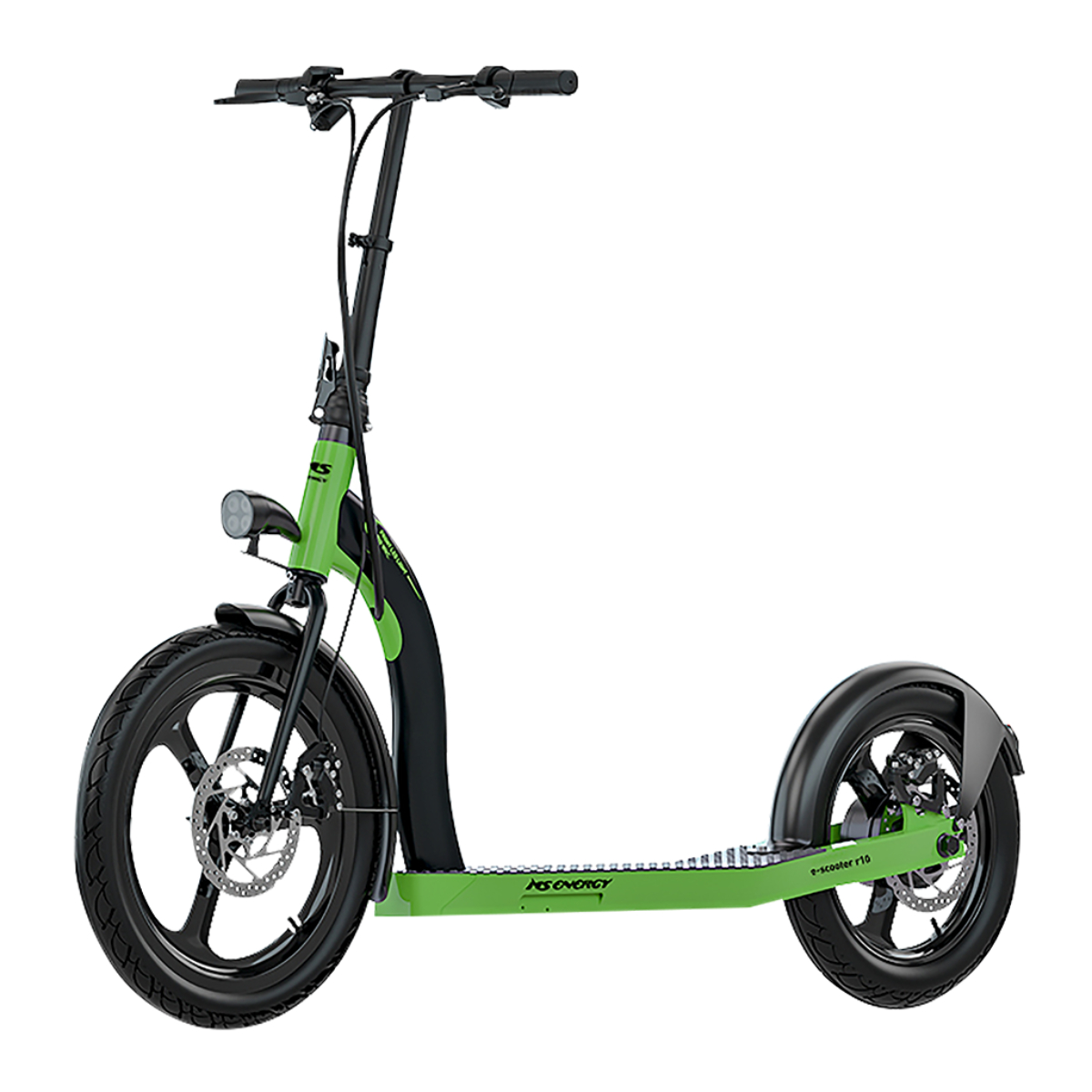 MS ENERGY e-romobil r10 black green