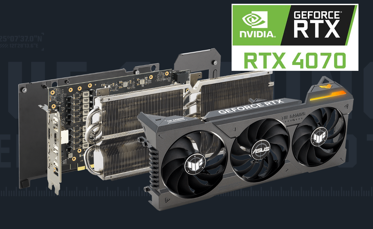 ASUS TUF-RTX4070TI-O12G-GAMING NVIDIA GeForce RTX 4070 Ti 12GB GDDR6X 192bit;2xHDMI,3