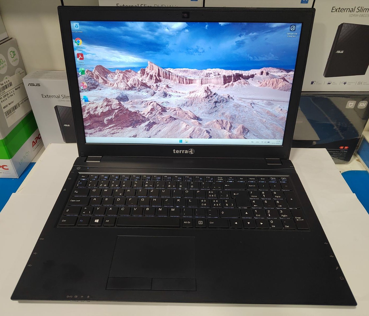 "Terra Mobile 1515 – 15,6” i5, 8GB RAM, SSD 128+256GB, Windows 11"