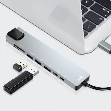 XO HUB010 USB Type-C Multi-hub 12in1
