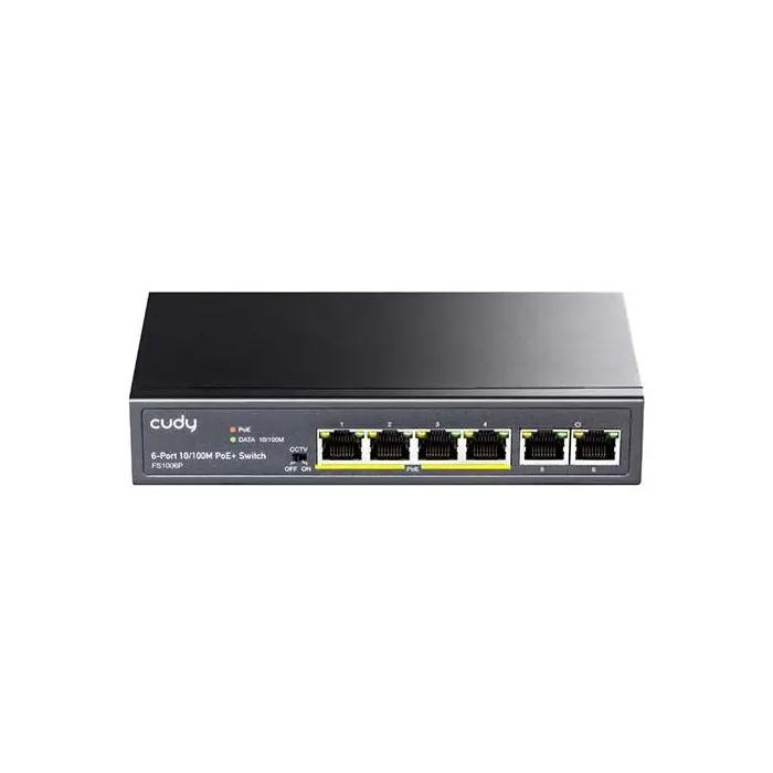 Cudy FS1006P 4 PoE Ports 2 port uplink
