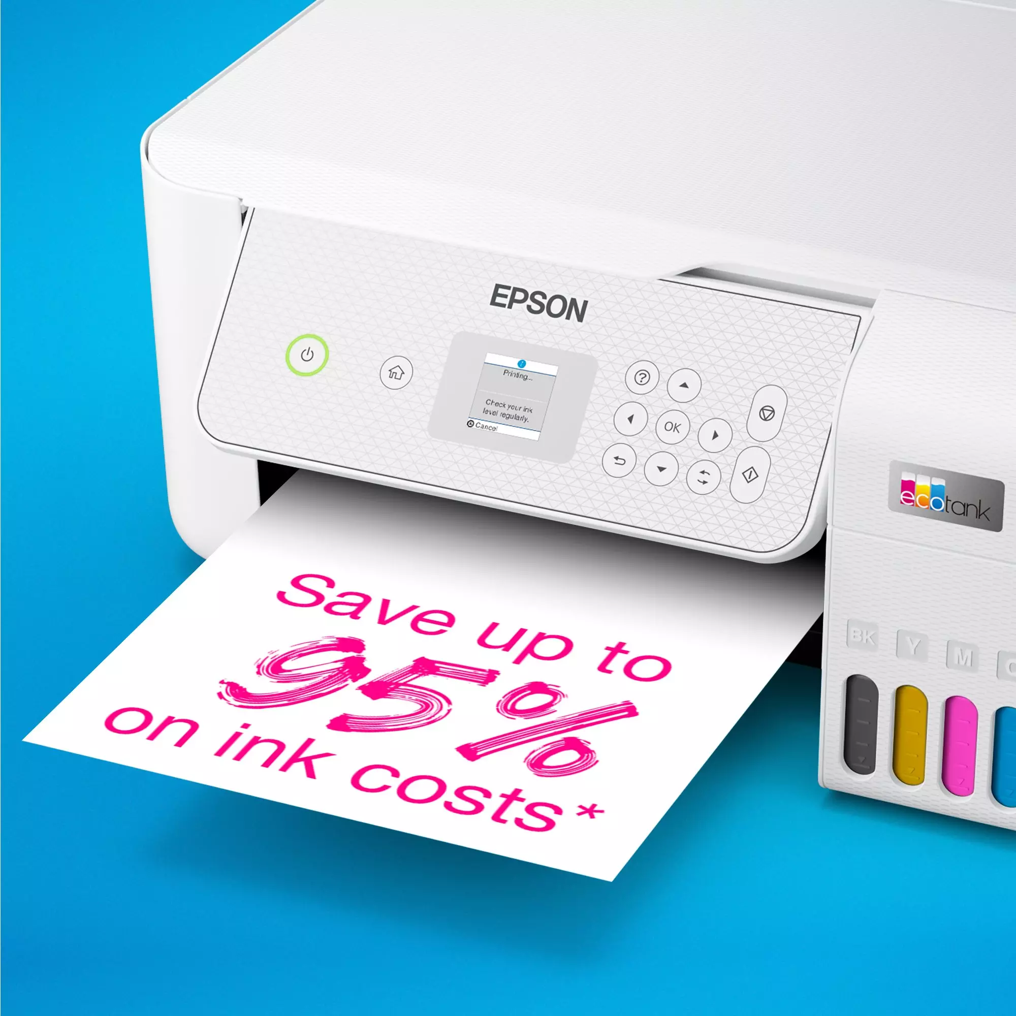 Printer Epson multifunkcijski INK EcoTank L3286 wifi white