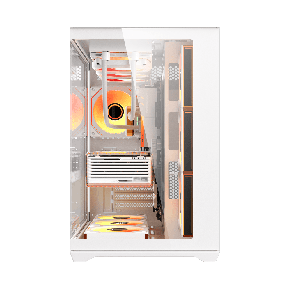 DARKFLASH AIGO C280 BIJELO KUĆIŠTE  ,7X ARGB VENTILATORA