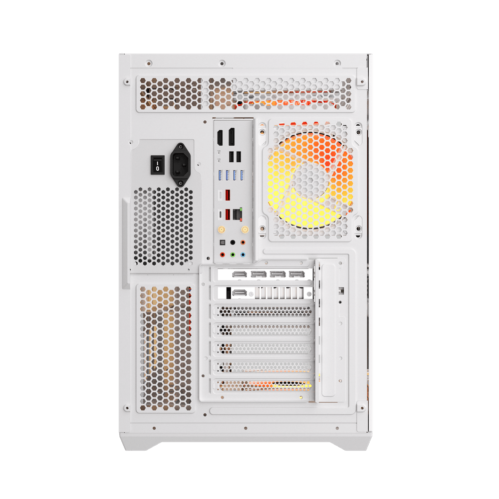 DARKFLASH AIGO C280 BIJELO KUĆIŠTE  ,7X ARGB VENTILATORA