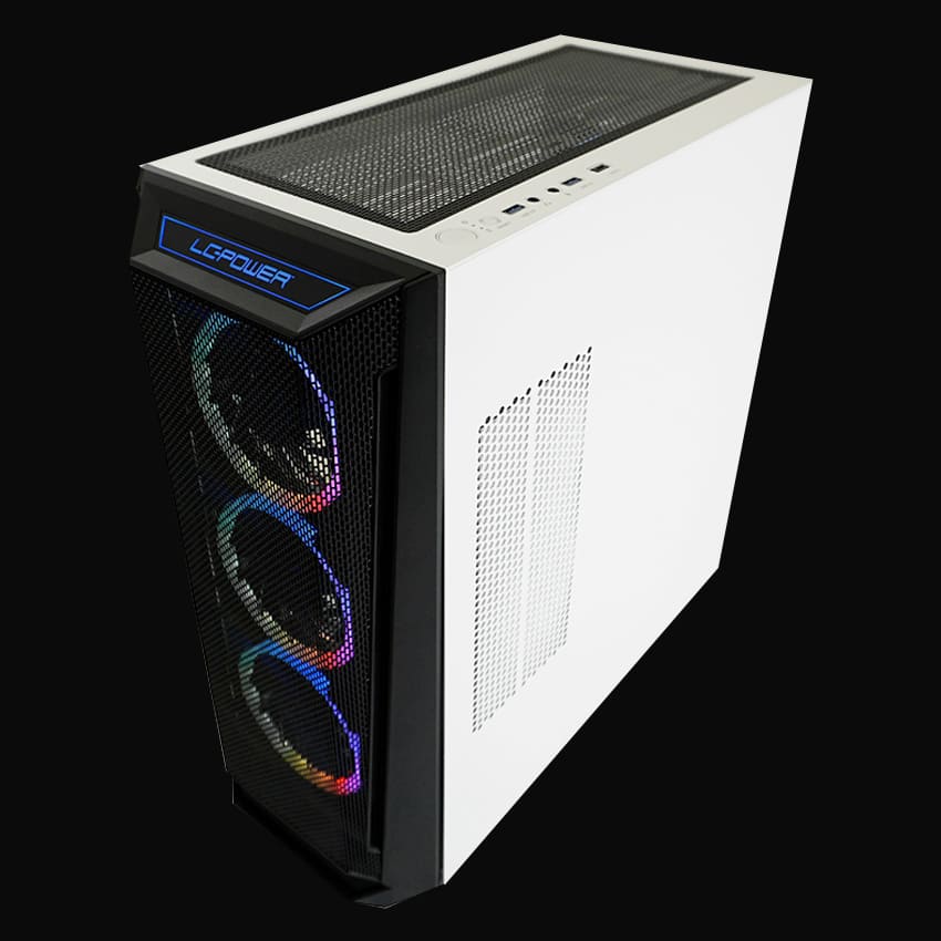 LC-Power Case Gaming 805BWHolo-1_X, Midi-Tower,4x120ARGBGPU: 390mm, CPU Cooler: 165mm