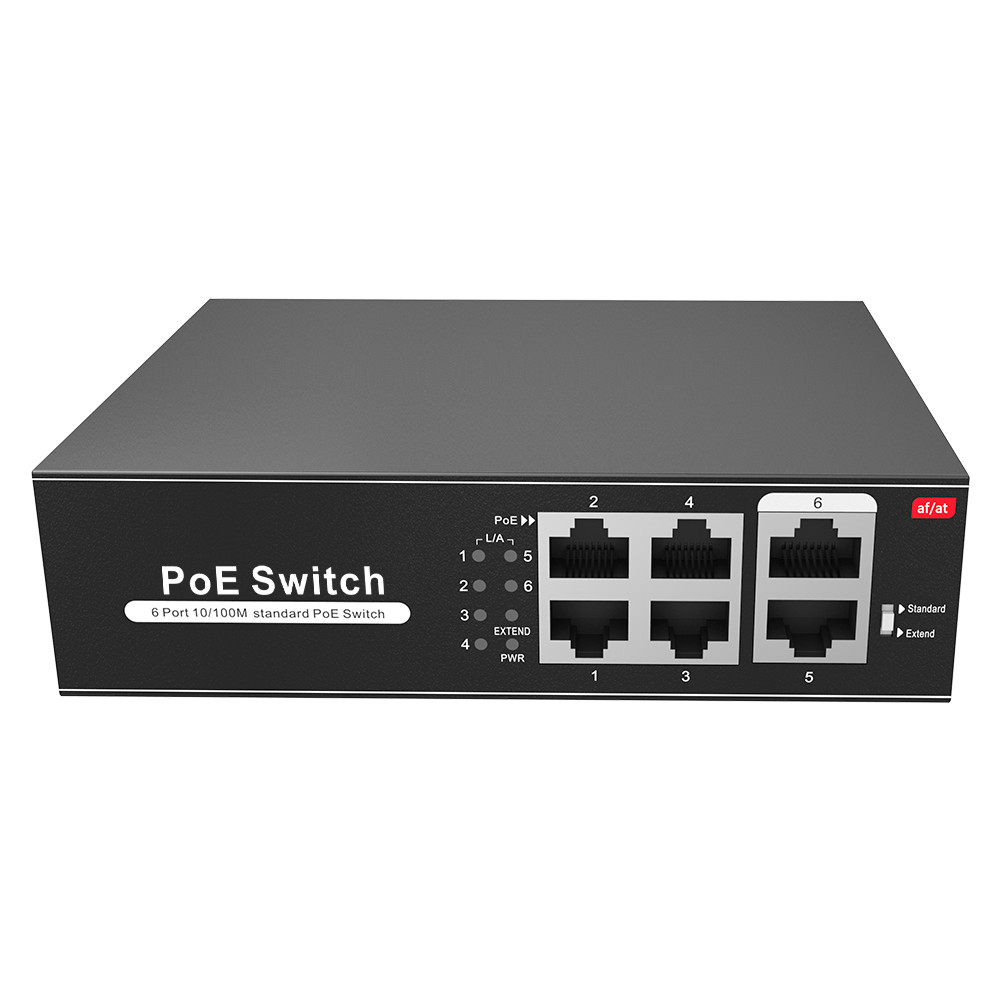 Safire Switch 4 Port POE - SW0604POE-60