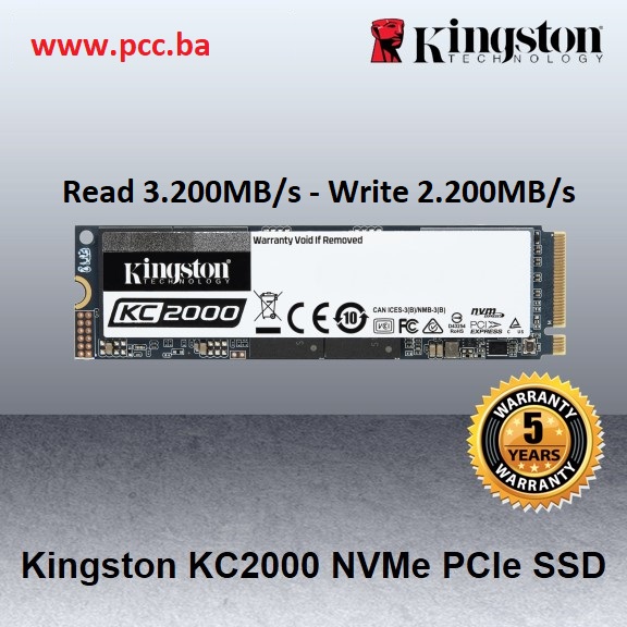 Kingston SSD 250GB KC2000