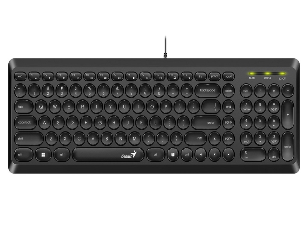 Genius SlimStar Q200 tastatura bijela, low-profile tipke BH/HR/SRB layout, USB