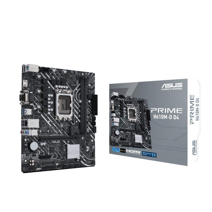ASUS MB PRIME H610M-D D4 Intel H610 LGA1700