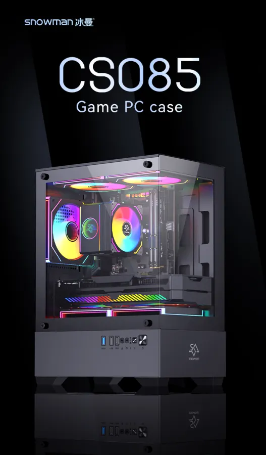 MAX0271 Gaming Kućište CS085, 3 LED FAN INCLUDED