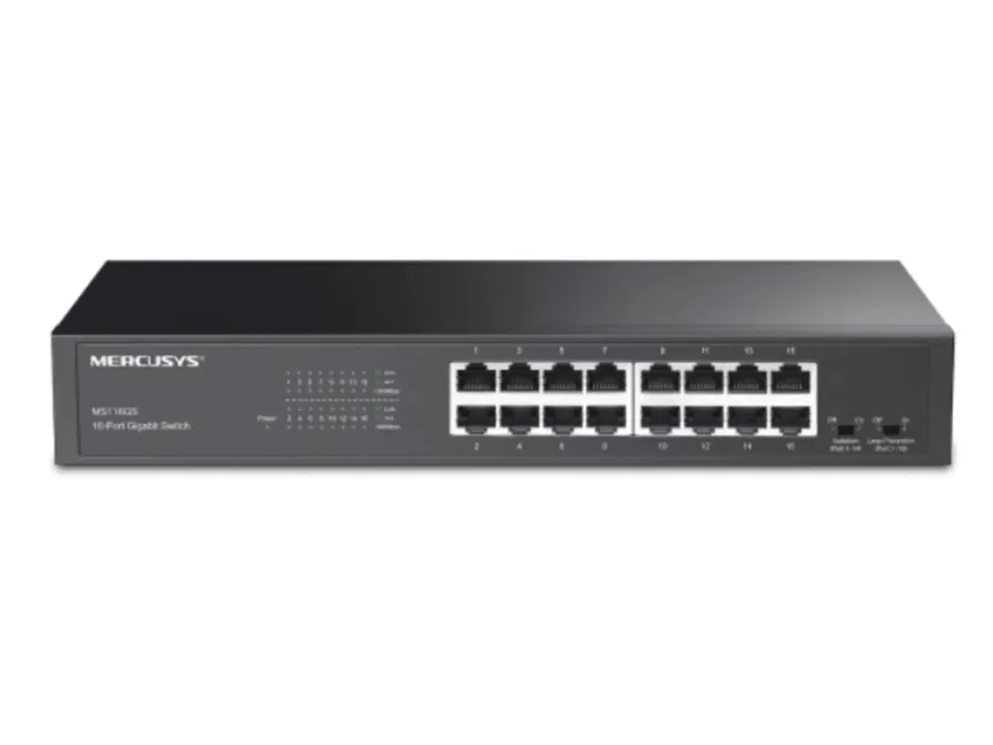 Mercusys MS116GS SwitchGigabit Desktop/Rackmount, 16Port