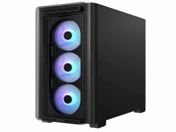 ASUS CASE A23 PLUS TG ARGBBlack, Micro-ATX,4x ARGB fans