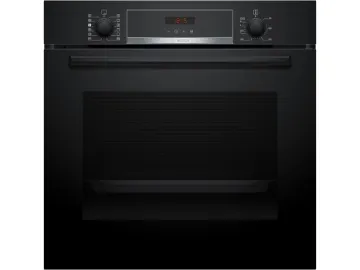 BOSCH pećnica Serie 4| CRNA,A, 71L,8 programa, Piroliza, Dodavanje pare