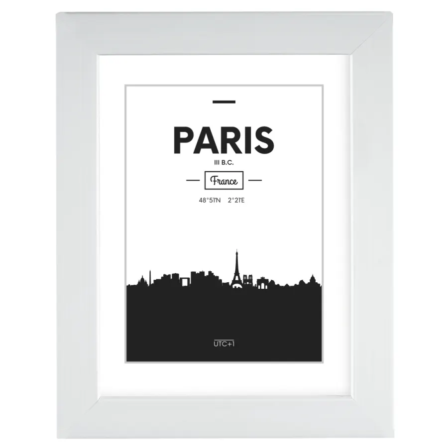 Okvir za slike Hama "Pariz" bijeli 13x18 cm