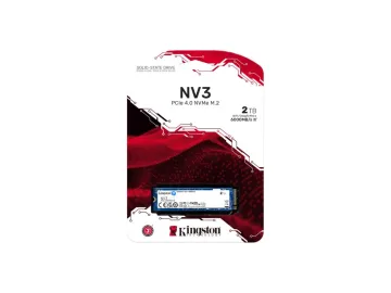 Kingston SSD 2TB NV3NVMe PCIe Gen 4.0x4R/W : 6000/5000MB/s