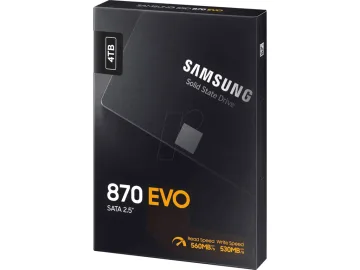 Samsung SSD 4TB 870 EVO2.5'' SATA3;V-NAND MLC560MB/s read,530MB/s write