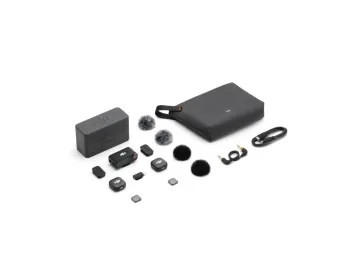 DJI Mic 3 (2TX+1RX+CC)mikrofon, prenos zvuka do 250m5.5h snimanja,48kHz 24 zvuk,OLED zaslon