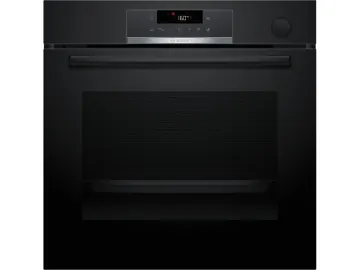 BOSCH pećnica  Serie 4| CRNA, Dodavanje pare,EcoClean,8 programa, A+,AIRFRY