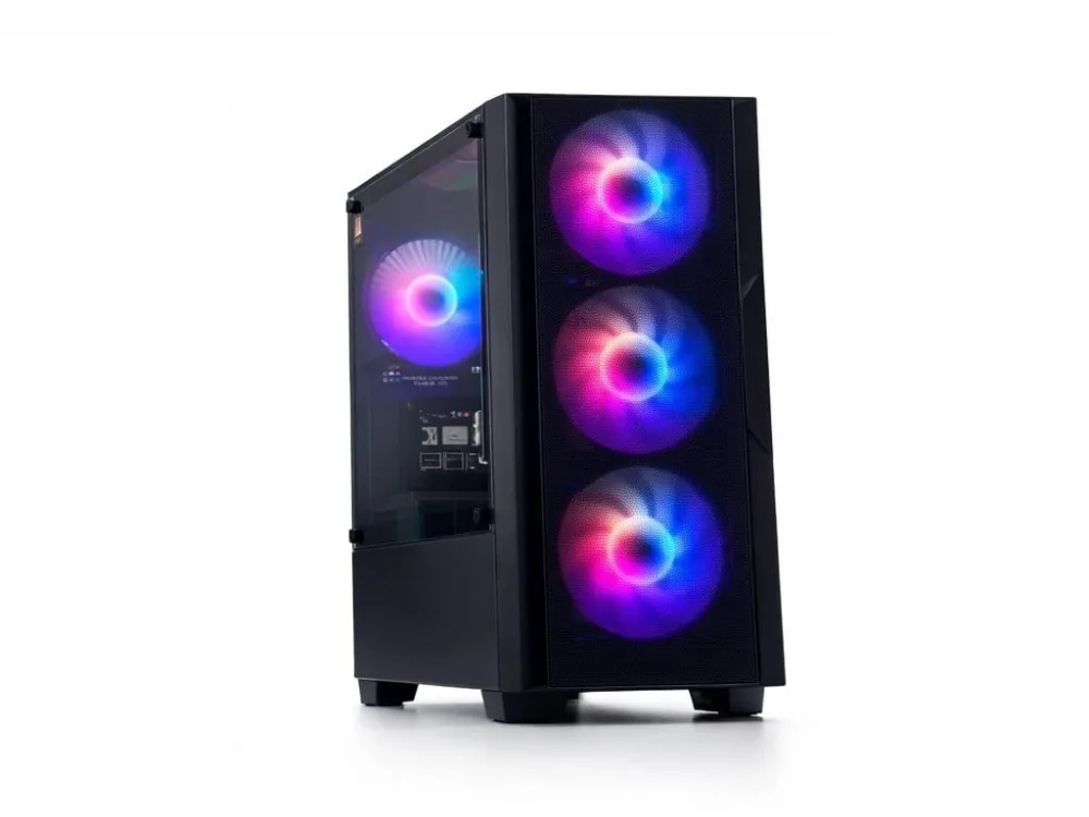 DarkFlash AIGO C195 Case4xARGB, Mesh, MicroATX280mm VGA, 240mm Radiator, 2xUSB