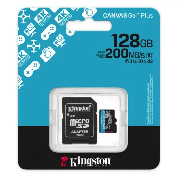 Kingston microSD 128GB CanvasGoPlus, Gen4