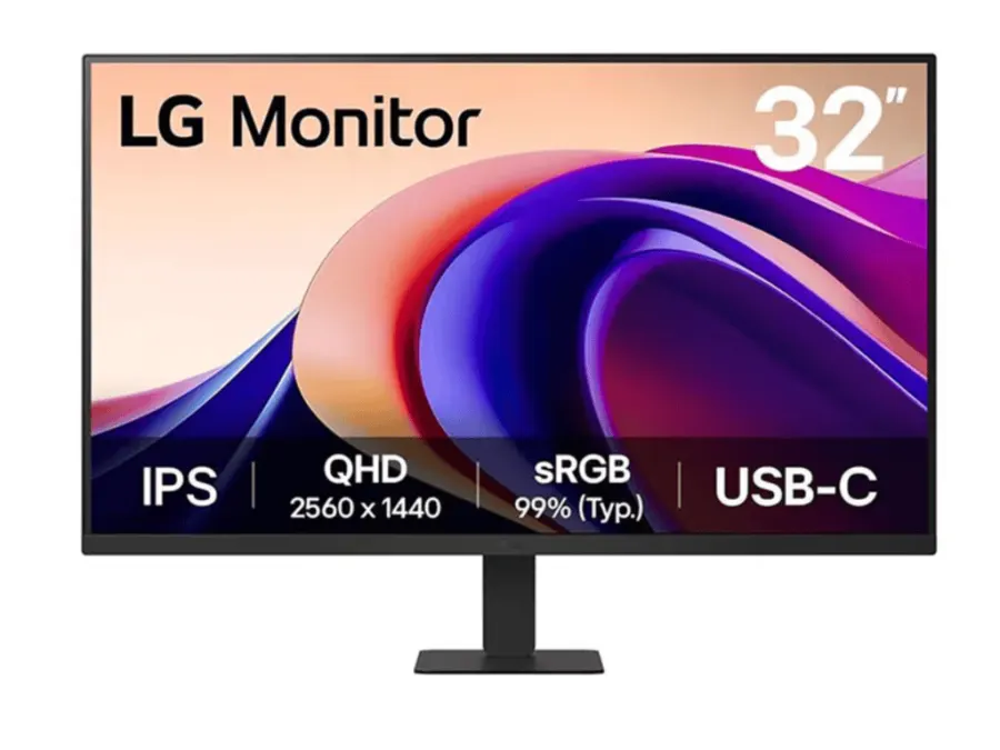 LG  32U631A-B 31.5"monitor, 100Hz, QHD, IPS, 16:9, 250 cd/m2, 5 ms, HDMI, USB-C