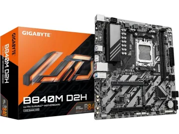 Gigabyte MB B840M D2HAM5, 2x DDR5, 2x M.2, 4x SATA12xUSB; 1x HDMI, mATX;