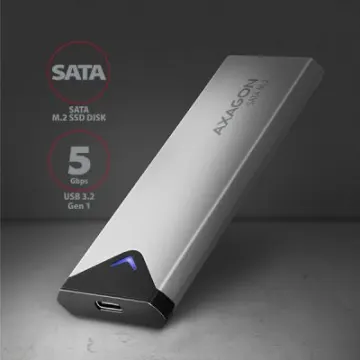 Axagon Ladica M.2 SATA ->USB-C 3.2Gen1,42-80mm,EEM2-U3C