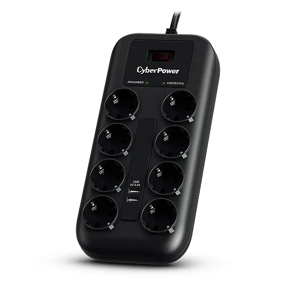 CyberPower prenaponska zaštita, P0820SUF0-DE, 8utičnica+2USB
