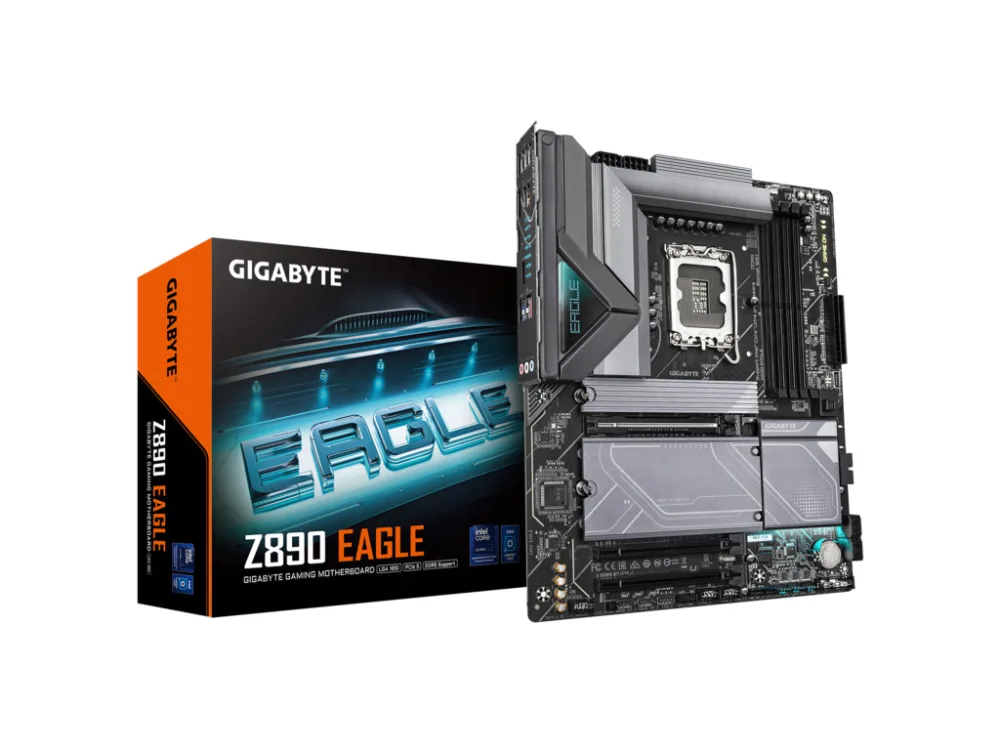 Gigabyte MB Z890 EagleLGA1851; 4xDDR5;4xM.2; 4xSATA;10xUSB; DP; 1xHDMI,ATX;RAID, THUNDERBOLT
