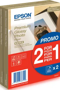 Papir EPSON Premium Glossy 10x15, 2x40l, 255 g/m2