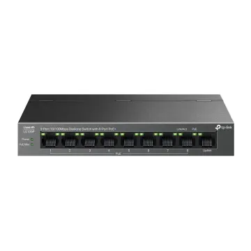 Switch TP-Link Omada 9-Port 10/100 Desktop 8-Port PoE+ LS109P