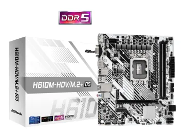 ASROCK MB H610M-HDV/M.2+ D5Intel H610;2xDDR5;VGA,HDMI,DPmicro ATX