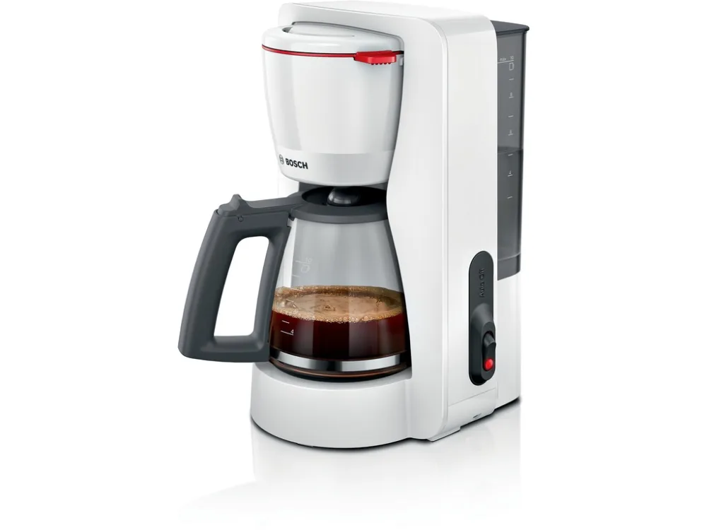 BOSCH aparat za kafu TKA2M111 My Moment, Bijela, 1.4l,1200WStakleni vrč za 10/15 šoljica kafe