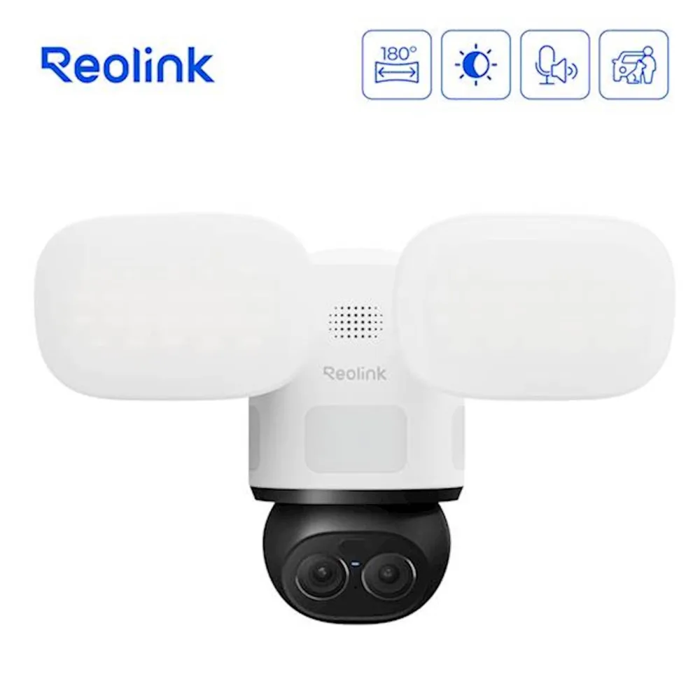 Reolink Ip Kamera TrackFlex Floodlight F850W, 8MP, 4K, 3000 lumena reflektori 30M IR, 6x zoom, Ai