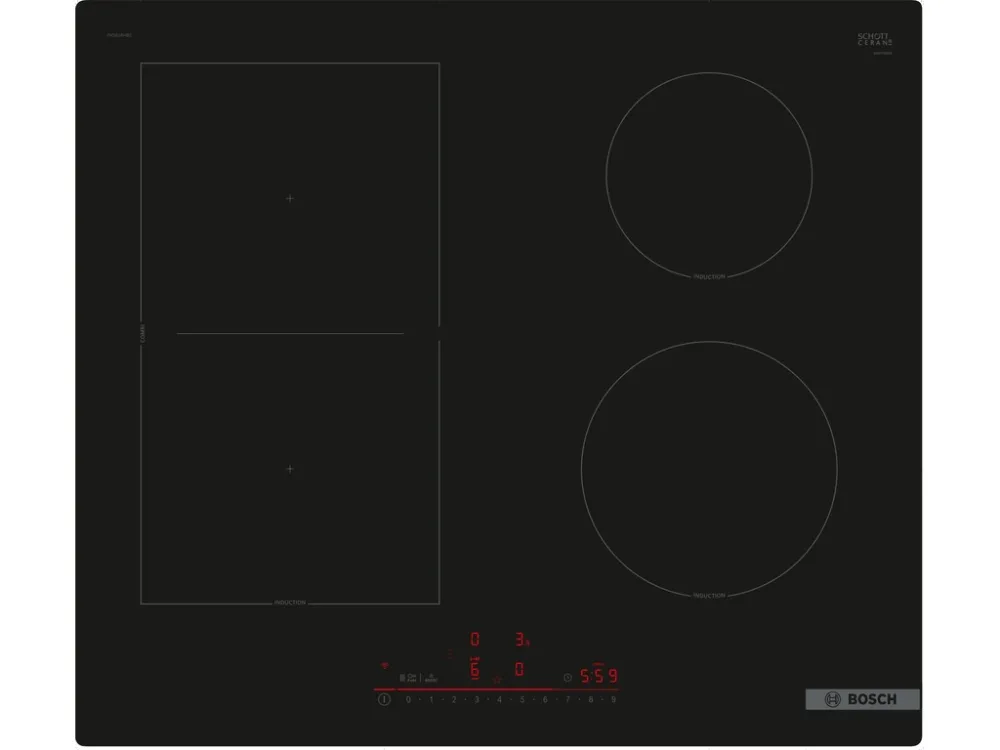 BOSCH indukcijska ploča Serie 6|, DirectSelect,CombiZone,SmartHoodAutomatic