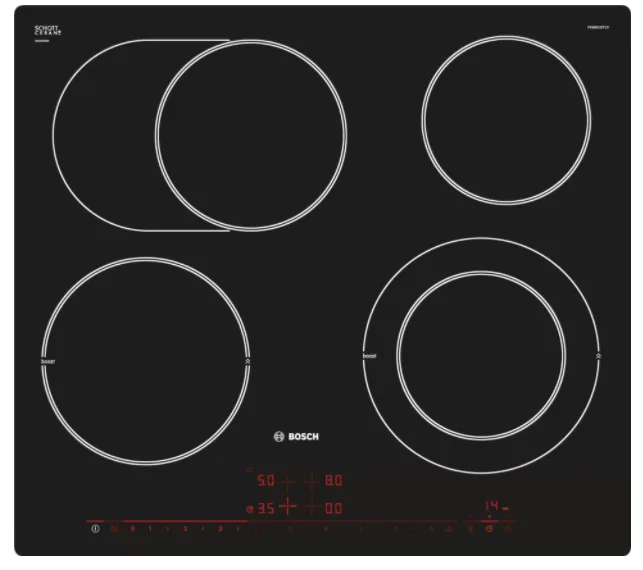 BOSCH Staklokeramička ploča Serie 8| PLOSNATA UGRADNJA, DE