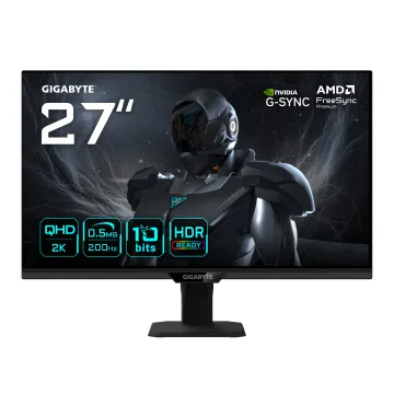 Gigabyte Monitor 27" G27Q20T 27'' SS IPS; QHD; 200Hz/210Hz 2560x1440, 350cd, 0.5ms, Tilt