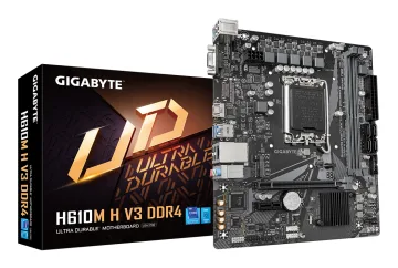Gigabyte MB H610M H V3 DDR4LGA1700; 2xDDR4; M.2, 4xSATA6xUSB; VGA, HDMI; mATX