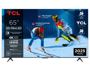 TCL TV 65C6K 4K QD-Mini LED TV144Hz Google TV; Game Master;Dolby Atmos; Onkyo 2.1; HDR Premium;